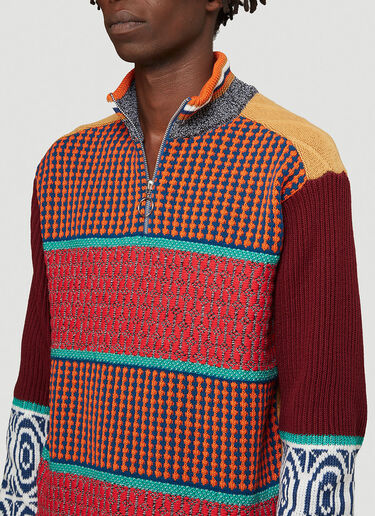 Ahluwalia Troy Turtleneck Sweater Red ahl0142006