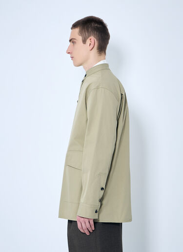 Bottega Veneta 가벼운 면 트윌 오버셔츠  베이지 bov0159007