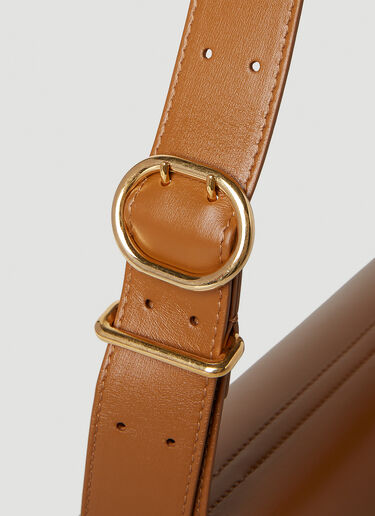 Jil Sander Cannolo 小号单肩包 棕色 jil0251019