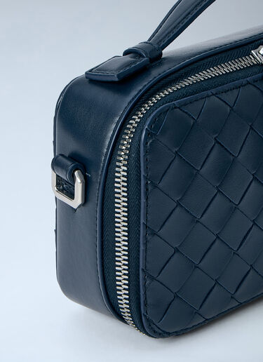 LN-CC® - Bottega Veneta: Getaway Crossbody Bag - Blue Bottega Veneta Getaway Crossbody Bag Blue bov0164005