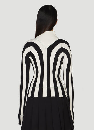 Bottega Veneta Lightweight Striped Sweater Black bov0247004