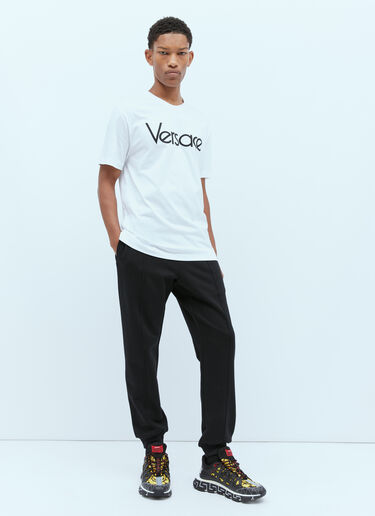 Versace 1978 Re-Edition ロゴTシャツ ホワイト ver0154004