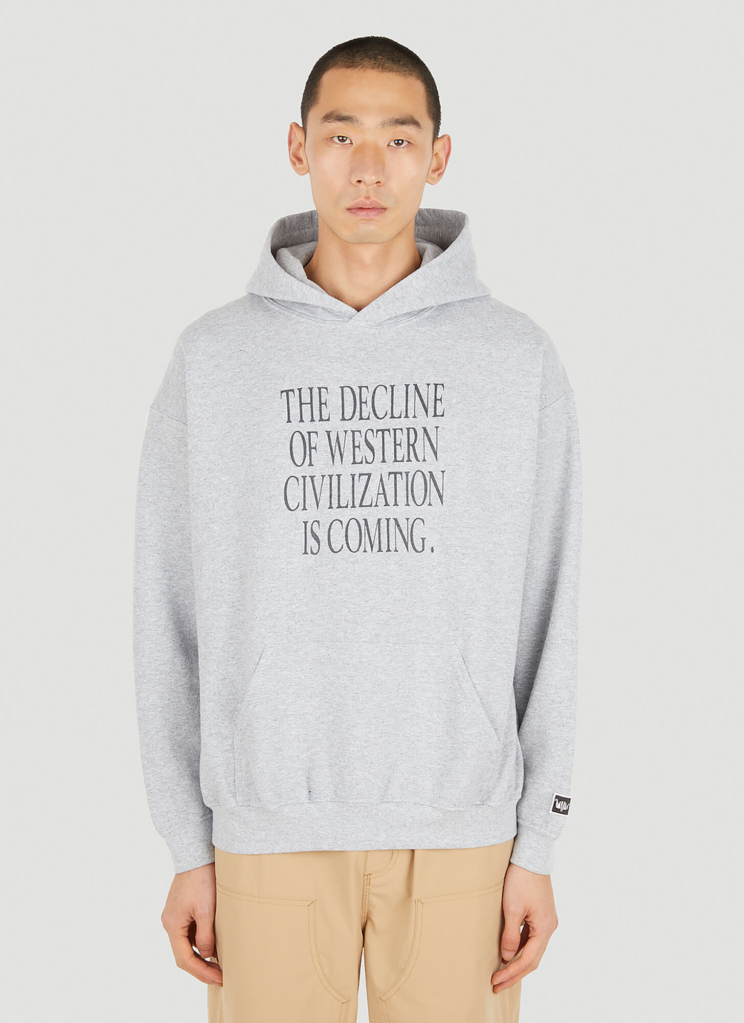 Liberaiders Decline Hooded Sweatshirt Male Grey