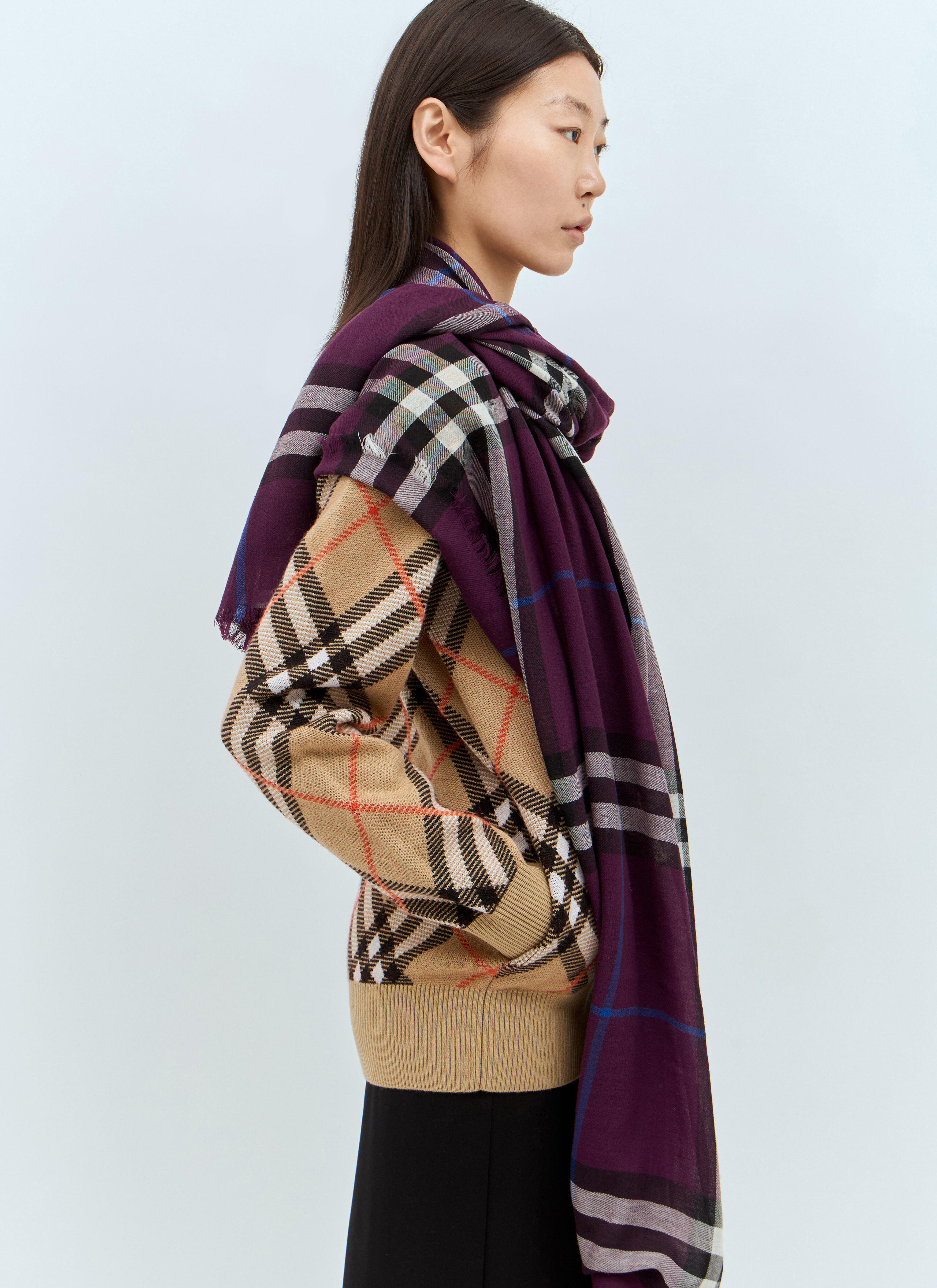 Burberry wool scarf shop