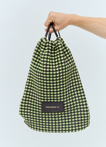 adidas by Wales Bonner Crochet Drawstring Backpack Green awb0357020