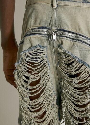 Rick Owens Bolan Distressed Jeans Grey ric0154008