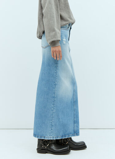 Acne Studios ミディデニムスカート ブルー acn0253036
