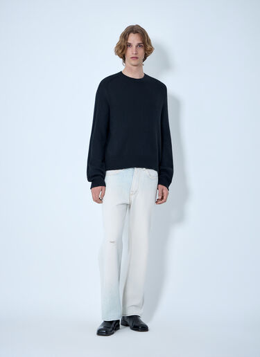 Crewneck Wool Sweater Our Legacy Crewneck Wool Sweater Black our0164068