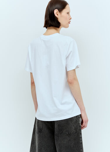 GANNI Banana T-Shirt White gan0256006