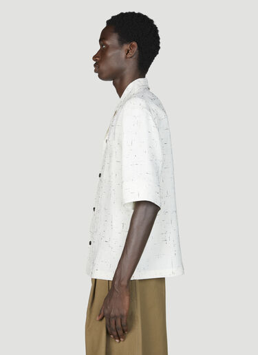 Bottega Veneta Light Criss-Cross Shirt Cream bov0155012