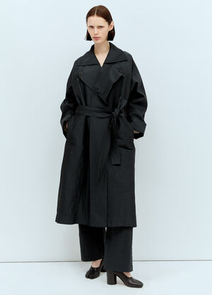 Burberry Shaped Membrane Coat Grey bur0258003