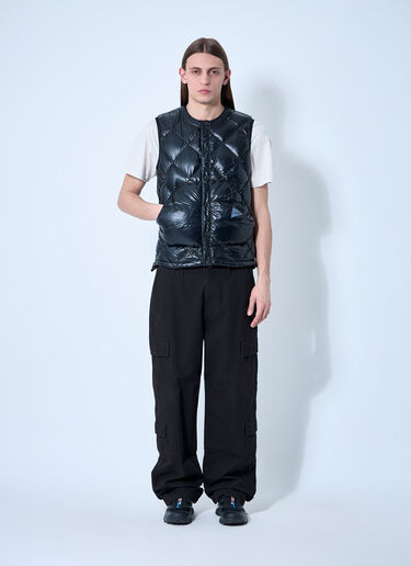 And Wander Quilted Down Vest Black anw0149004