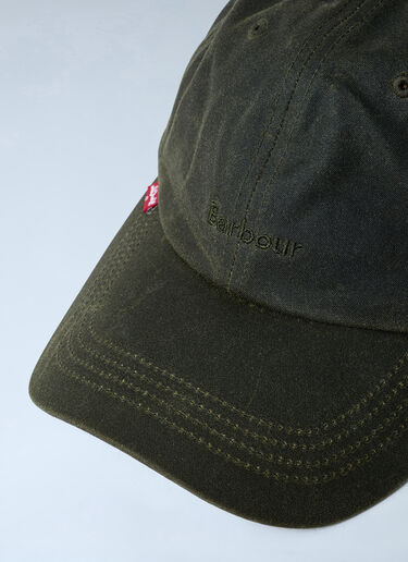 Logo Motif Baseball Cap Levi's x Barbour Logo Motif Baseball Cap Green leb0162008