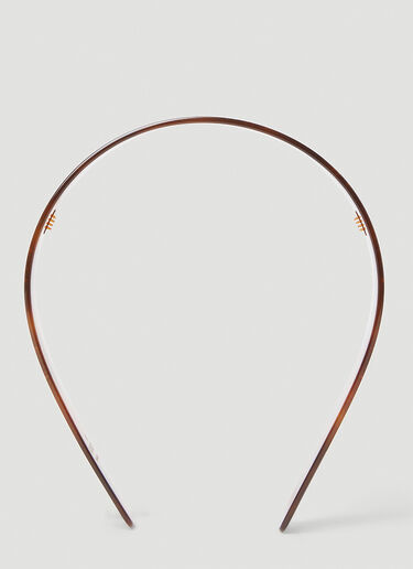 Gucci GG 水晶发带 棕色 guc0253170