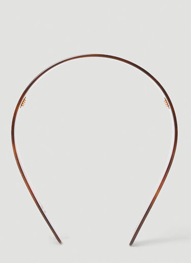 Gucci GG Crystals Hairband Brown guc0253170