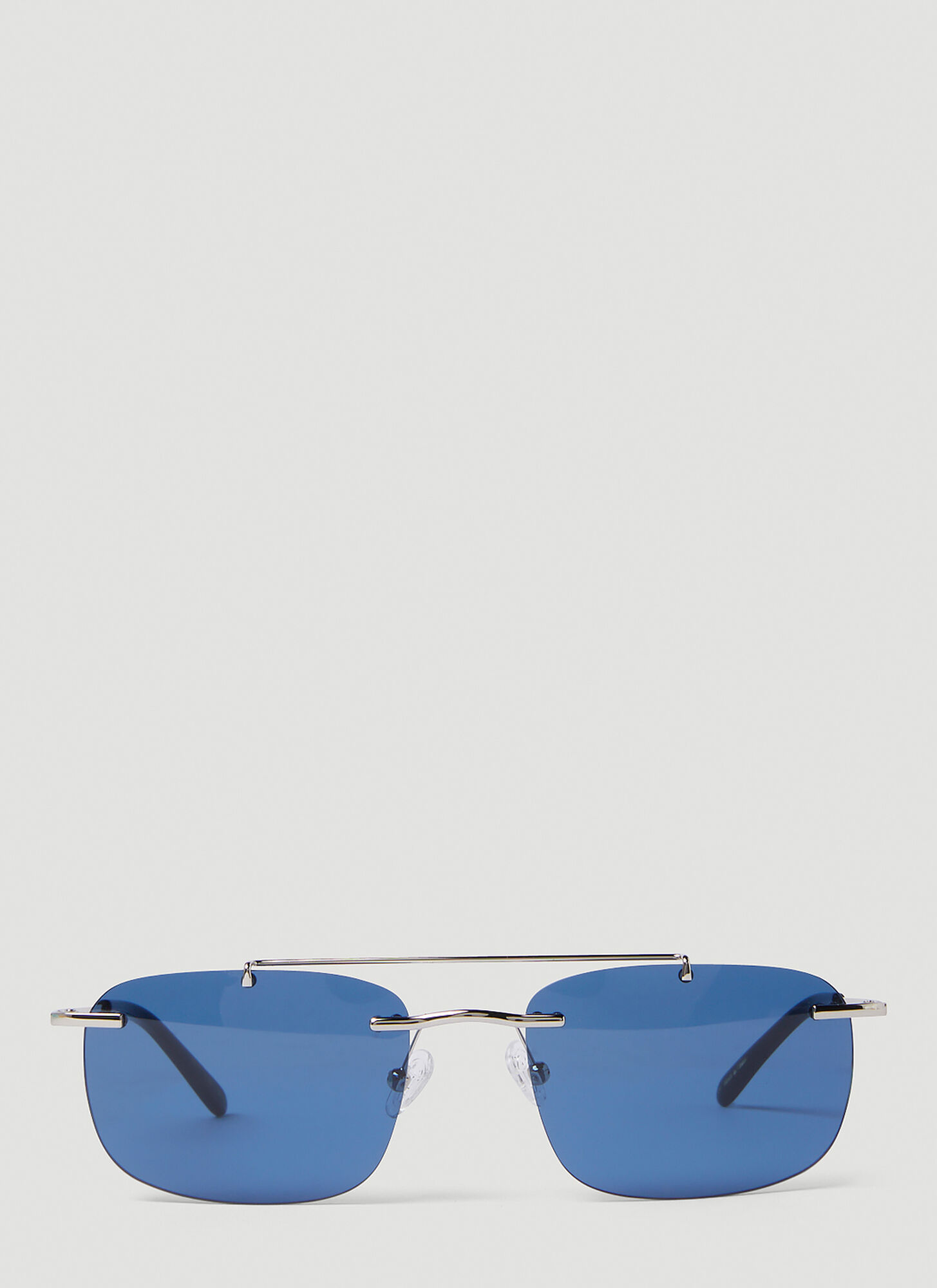 Shop Eytys Avery Sunglasses In Blue