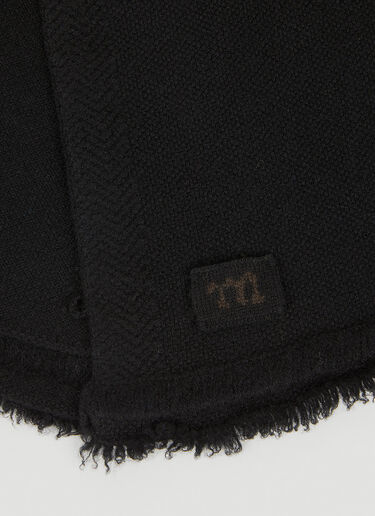 META CAMPANIA COLLECTIVE June 针织围巾 黑色 mtc0150013