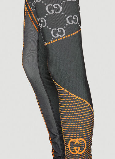 Gucci Logo Jacquard Leggings Black guc0250013