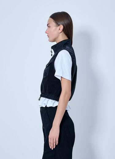 LN-CC® - Cecilie Bahnsen: Soft Fleece Vest - Black Cecilie Bahnsen Soft Fleece Vest Black cec0266011