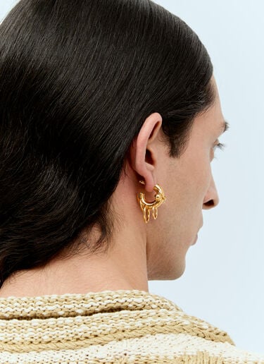 Panconesi Ring Hoop Earrings Gold pcn0354006