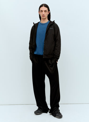 Stone Island Reversible Zip-Up Sweater Black sto0156076