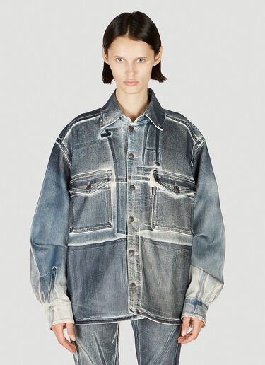 Ottolinger Oversized Denim Shirt Blue ott0251015