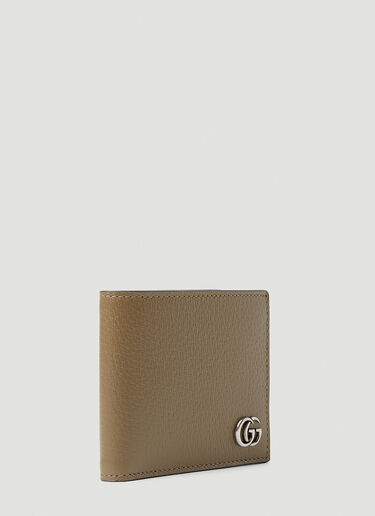 Gucci Brown Leather GG Marmont Long Bifold Wallet Gucci