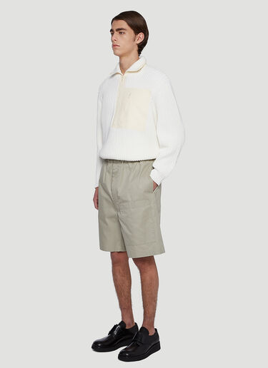 Yohji Yamamoto Turtleneck Sweater White yoy0142012