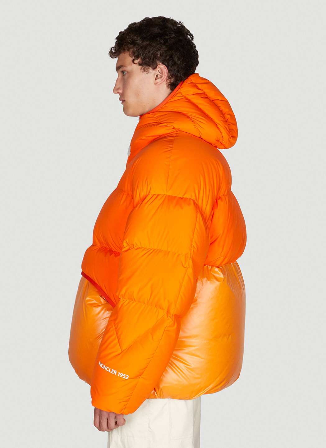 2 Moncler 1952 Glyme Padded Jacket in Orange LN CC
