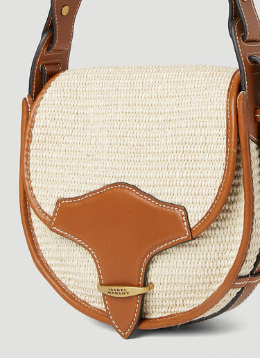 Isabel Marant Botsy Satchel Small Shoulder Bag Cream ibm0251020