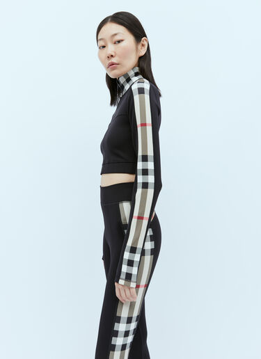 Burberry Cynthia Crop Top Black bur0253030
