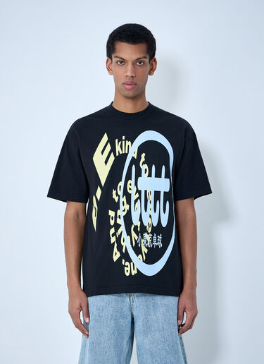 b.Eautiful x LTTT Logo Motif T-Shirt Black bea0363003