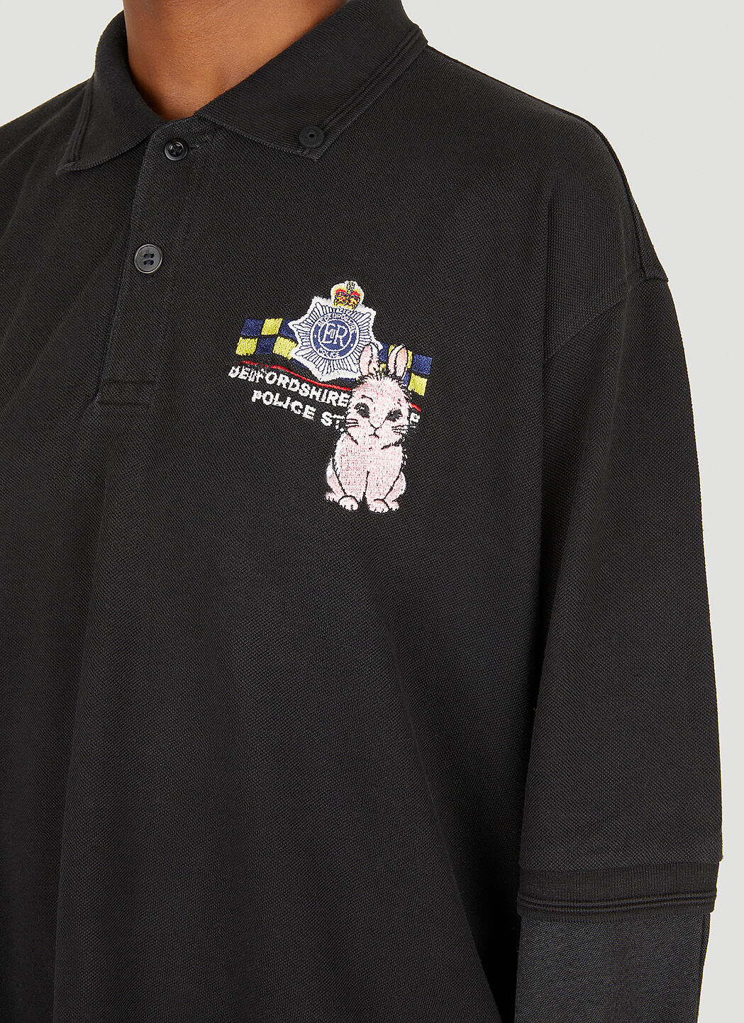 Long sleeve police polo sale