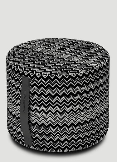 MissoniHome Tobago Pouf Black wps0644219