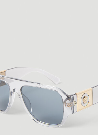 Versace Macy's Aviator Sunglasses Transparent lxv0353003