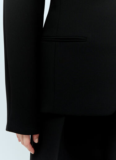 Jacquemus La Veste Ovalo Blazer Black jac0256003