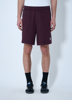 Stüssy Jersey Shorts Burgundy sts0164013