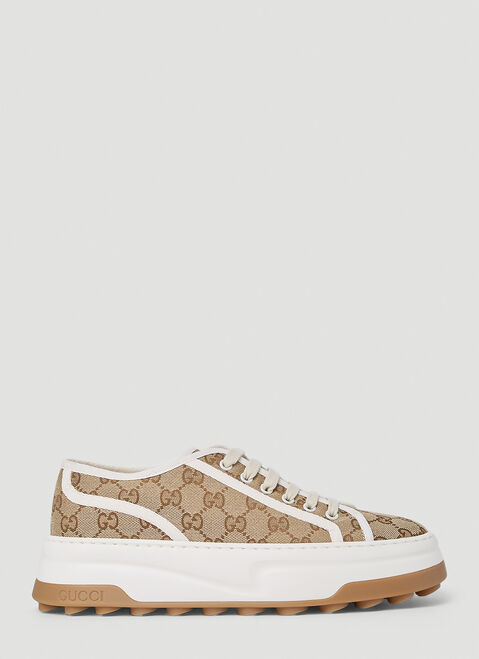 Gucci GG Canvas Sneakers Brown guc0153081