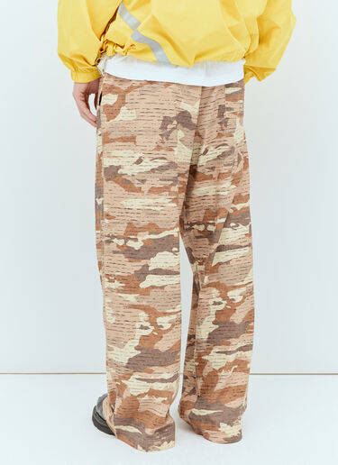 Acne Studios Print Track Pants Brown acn0155031