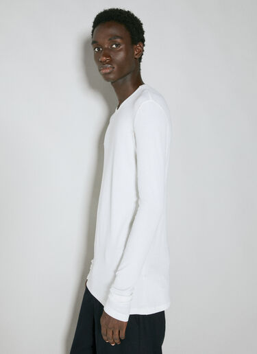 Ann Demeulemeester Greg Slim T-Shirt White ann0154009