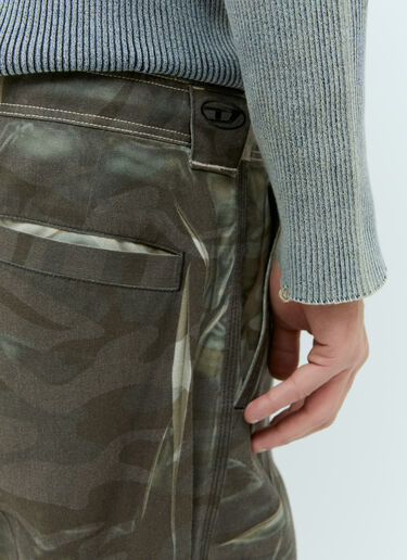 Diesel P-Arne 프린트 팬츠  그레이 dsl0157016