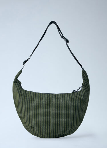 Comme des Garçons Homme Grid Check Shoulder Bag Khaki cdh0164006