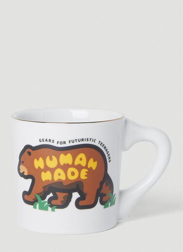 Human Made Brown Bear Coffee Mug White hmd0152031