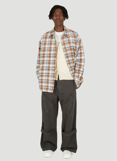 Acne Studios 로고 가디건 크림 acn0147013