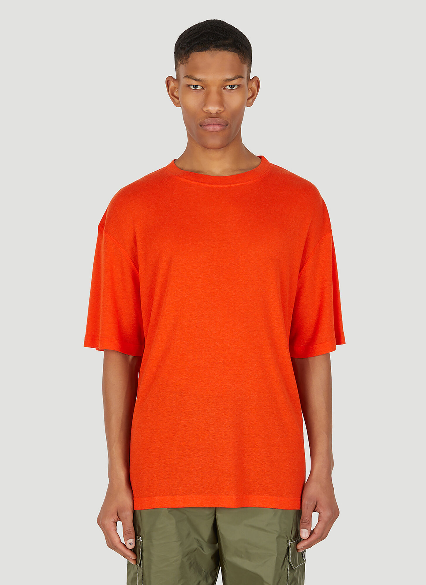 Shop A-cold-wall* Artisan Slogan Print T-shirt In Orange