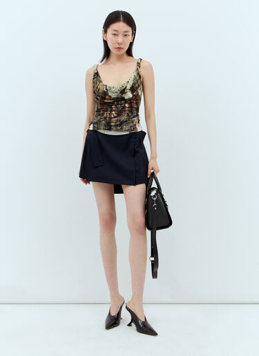Vivienne Westwood Meghan 短褶裙 黑色 vvw0257029