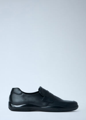 Prada Leather Loafers Black pra0164034