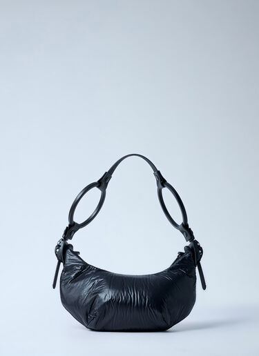 Object HM0 Micro Half Moon Shoulder Bag Innerraum Object HM0 Micro Half Moon Shoulder Bag Black inn0362005