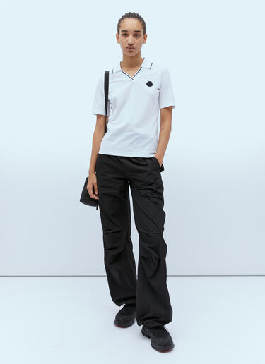 Moncler 徽标贴饰 Polo 衫 白色 mon0255030