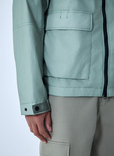 Stone Island Short Parka Jacket Green sto0164007